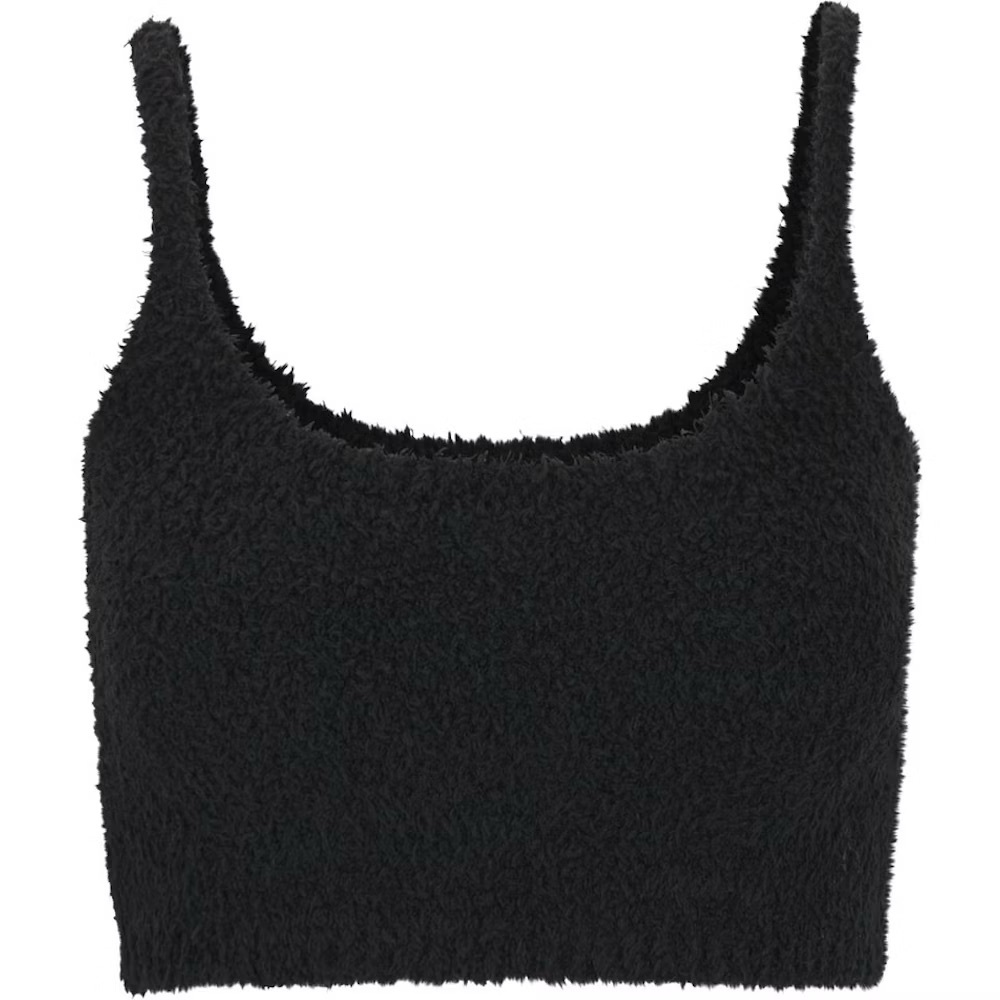 SKIMS Cozy Knit bralette in onyx